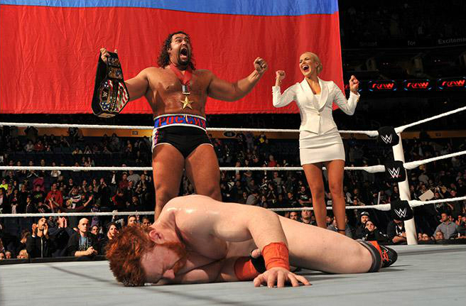 Неожиданная смена титула на Raw
